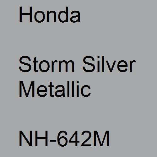 Honda, Storm Silver Metallic, NH-642M.